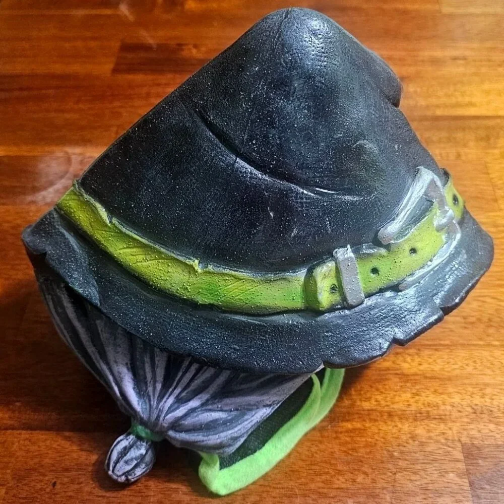 Vintage Rubie's Tiny Monsters Witchie Boo Toddler Witch Costume Rubber Hat Hair - Picture 5 of 7